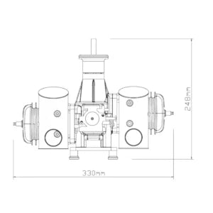 STINGER pro 185cc twin con avviamento elettrico