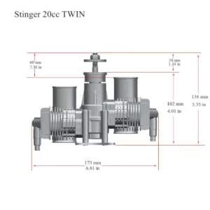 STINGER 20cc twin