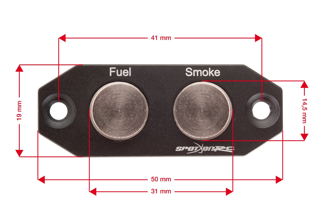 Tappo magnetico doppio Fuel+Smoke