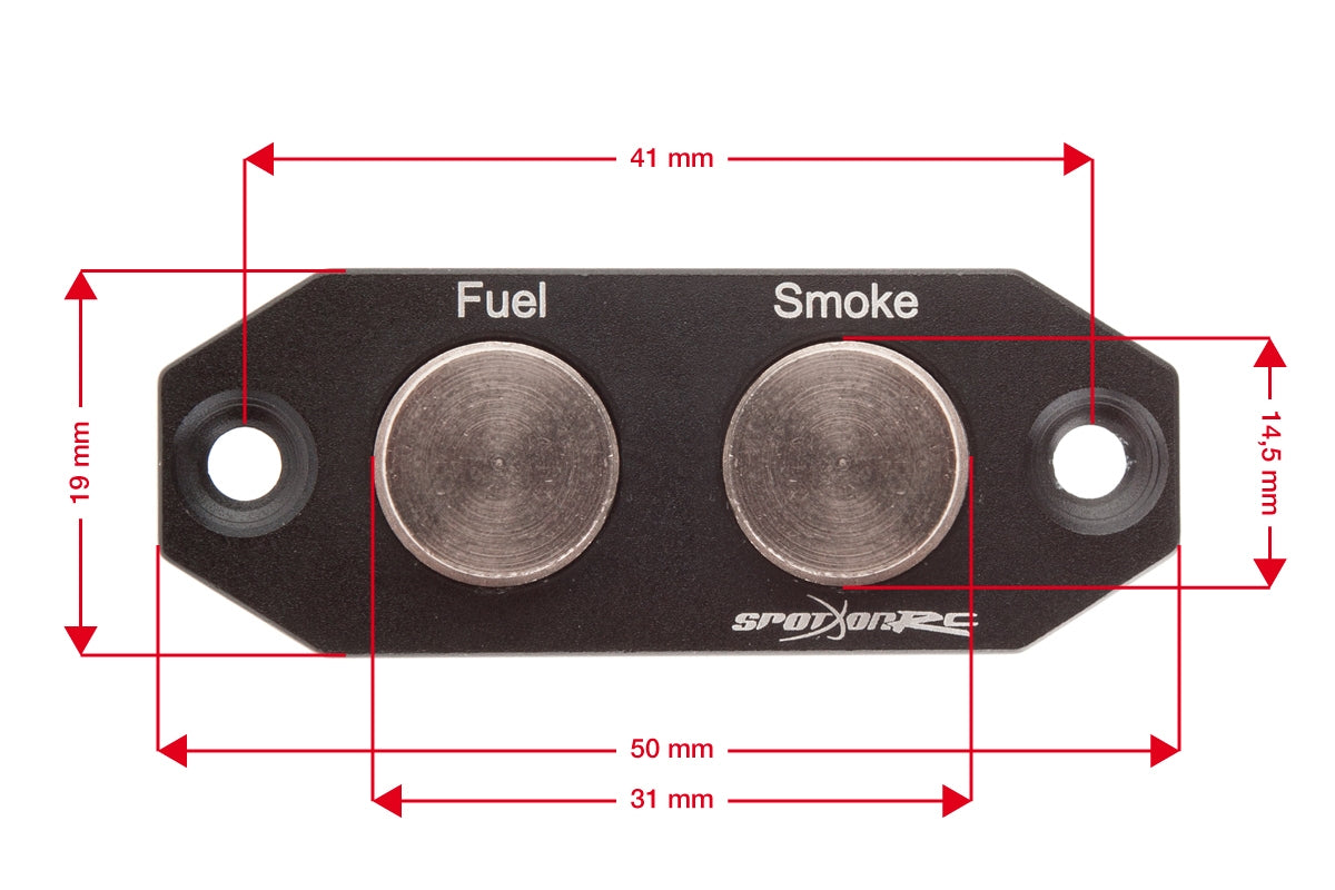 Tappo magnetico doppio Fuel+Smoke