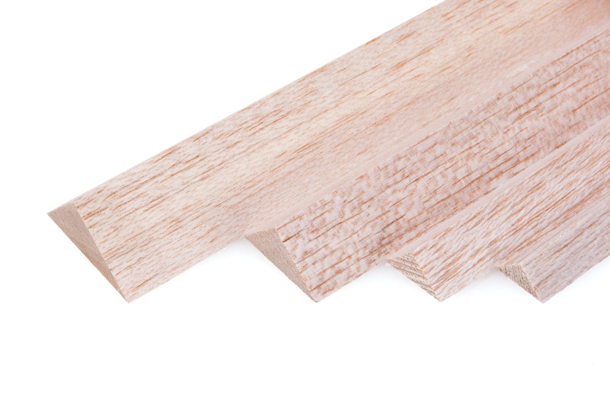 Listello triangolare 6x6x1000mm