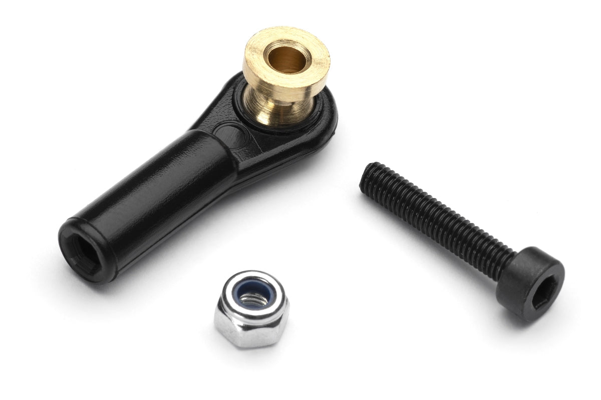 Uniball , diametro 7 mm, M3/3 Corto Nero 6 pezzi