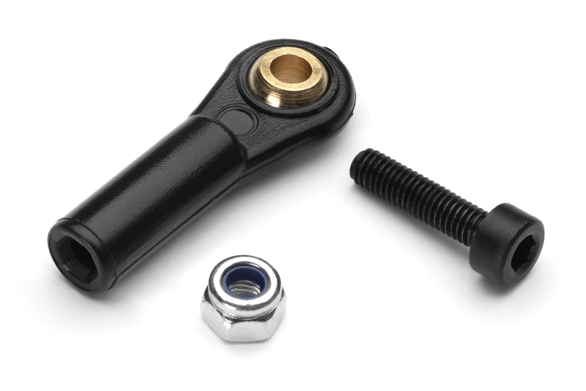 Uniball, diametro 7 mm, M3/3 Nero 6 pezzi