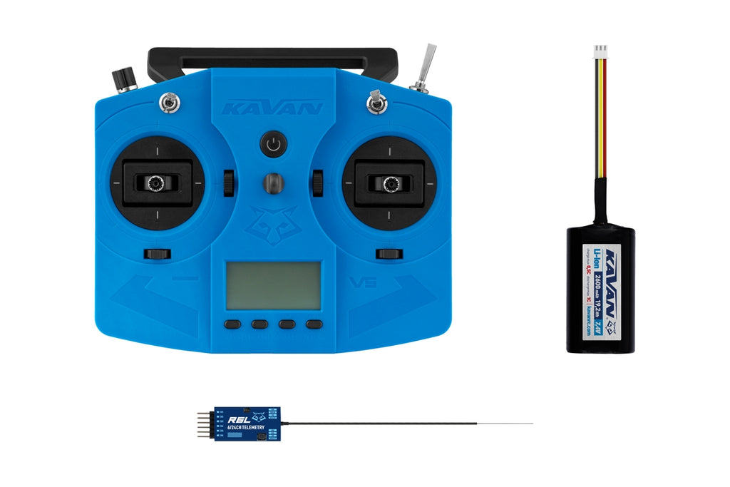 Trasmettitore KAVAN V5 + ricevitore R6L - blu